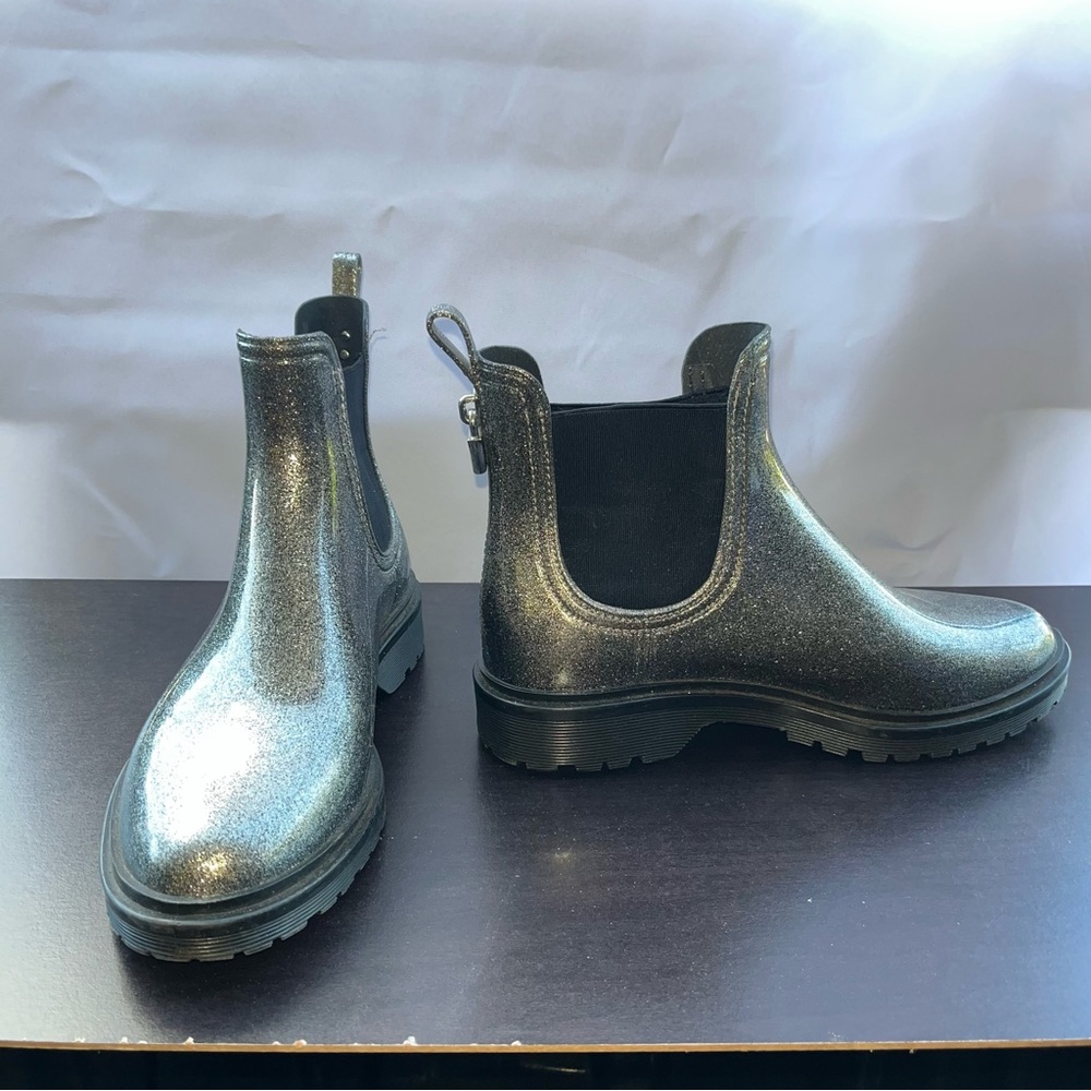 Michael Kors metallic Silver Ankle Boots